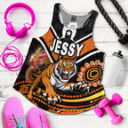 Jessy - Wests Tigers Women Racerback Tank 2021 Naidoc LT8 - Vibe Hoodie
