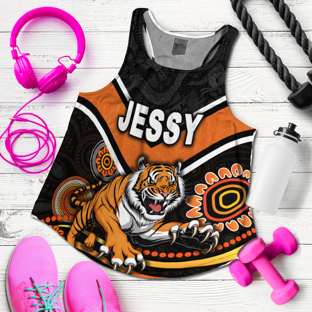 Jessy - Wests Tigers Women Racerback Tank 2021 Indigenous LT8 - Vibe Hoodie