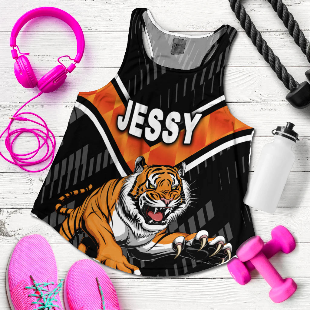 Jessy - Wests Tigers Women Racerback Tank 2021 Simple NO.1 LT8 - Vibe Hoodie