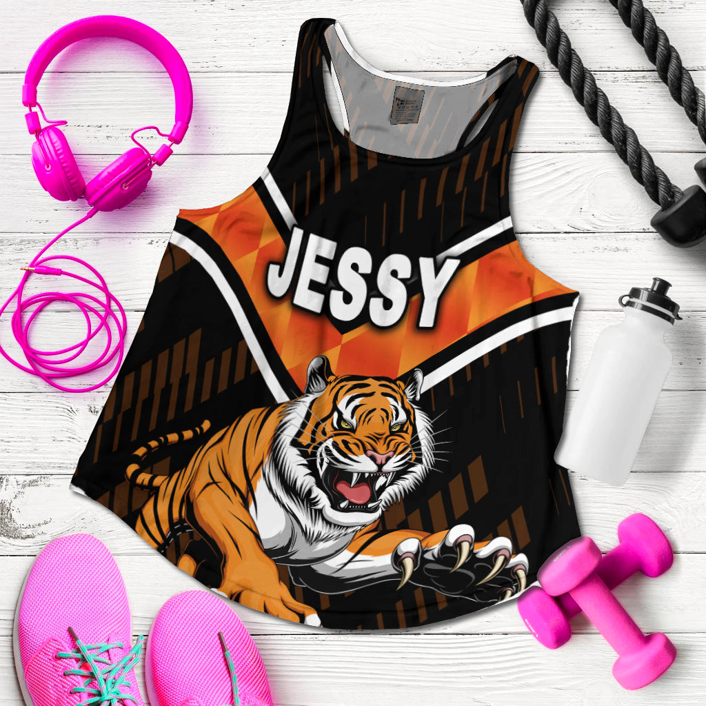 Jessy - Wests Tigers Women Racerback Tank 2021 Simple LT8 - Vibe Hoodie