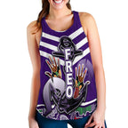 Naidoc Fremantle Women's Recerback Tank Freo Torres Strait Islanders LT6 - Vibe Hoodie