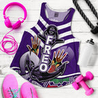 Naidoc Fremantle Women's Recerback Tank Freo Torres Strait Islanders LT6 - Vibe Hoodie