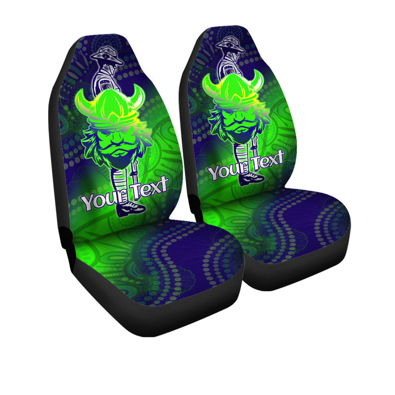 raiders-rugby-car-seat-cover-custom-anzac-raiders-rugby-gradient-style-car-seat-cover