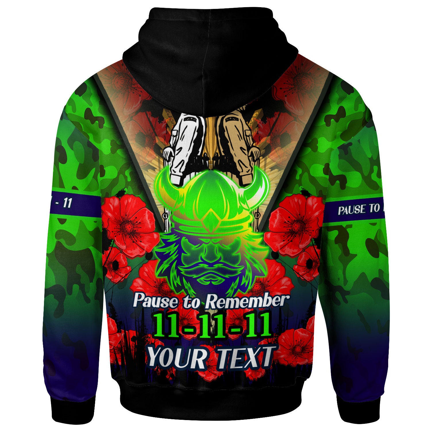 raiders-rugby-hoodie-custom-remembrance-day-pause-to-remember-hoodie