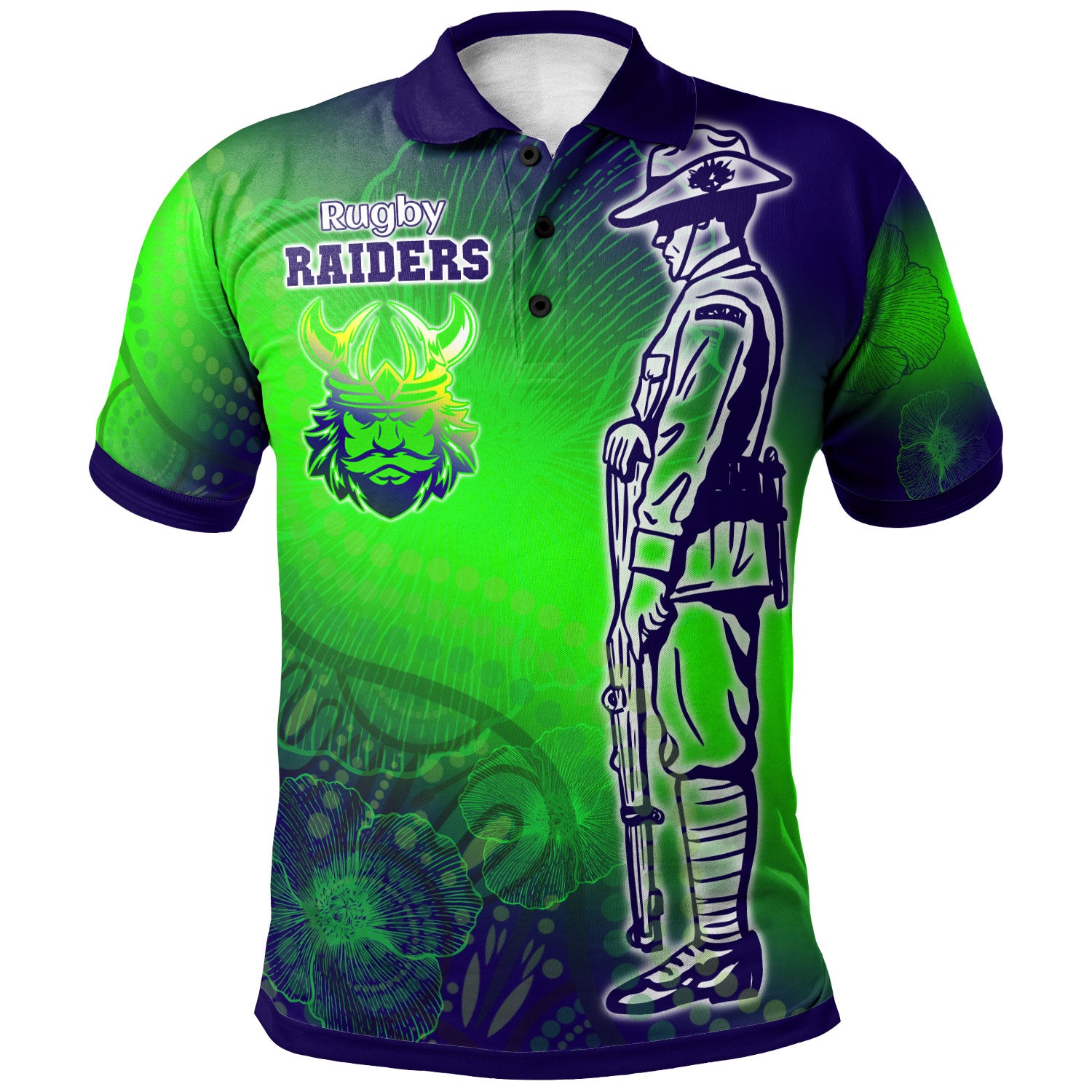raiders-rugby-polo-shirt-custom-anzac-raiders-rugby-gradient-style-polo-shirt