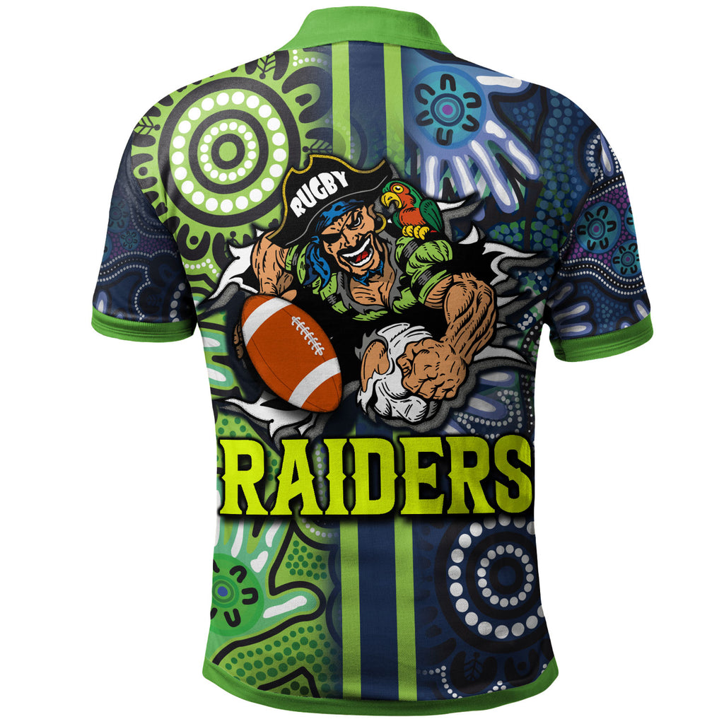 raiders-rugby-polo-shirt-custom-raiders-rugby-ball-aboriginal-indigenous-sport-style-polo-shirt