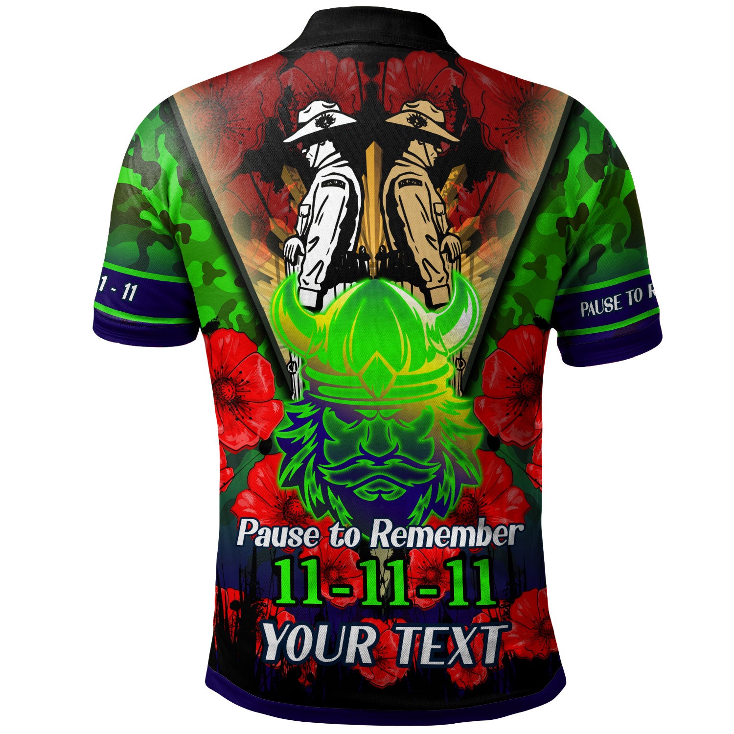 panthers-rugby-polo-shirt-custom-remember-them-red-poppy-flowers-polo-shirt