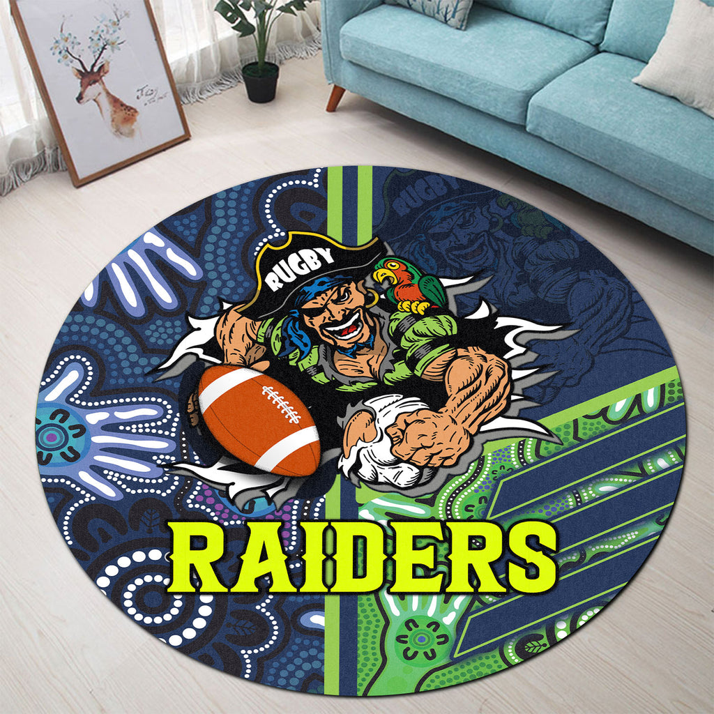 raiders-rugby-round-rug-raiders-rugby-ball-aboriginal-indigenous-sport-style-round-rug