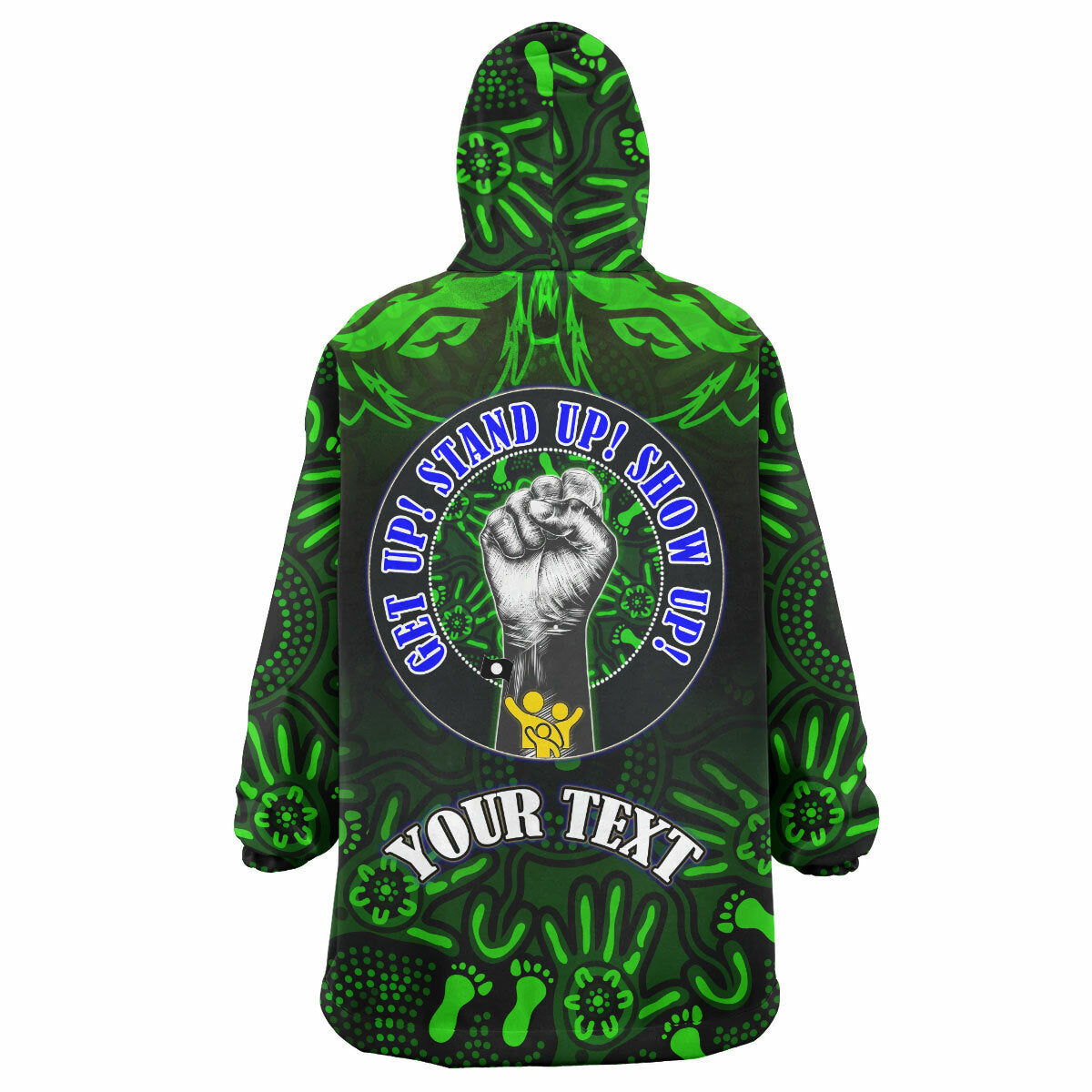 raiders-rugby-snug-hoodie-custom-naidoc-family-aboriginal-dot-art-oodie-blanket