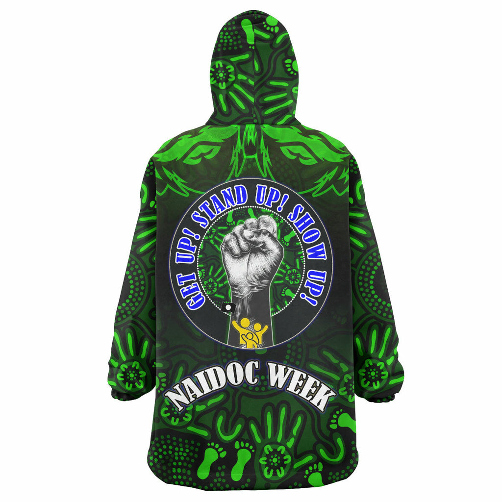 raiders-rugby-snug-hoodie-custom-naidoc-family-aboriginal-dot-art-oodie-blanket