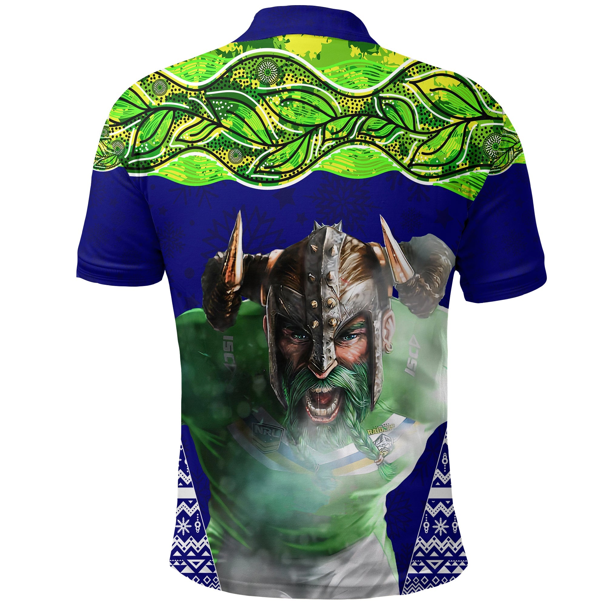 aboriginal-christmas-polo-shirt-the-green-machine