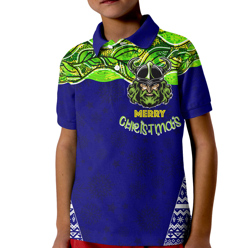 aboriginal-christmas-kid-polo-shirt-the-green-machine