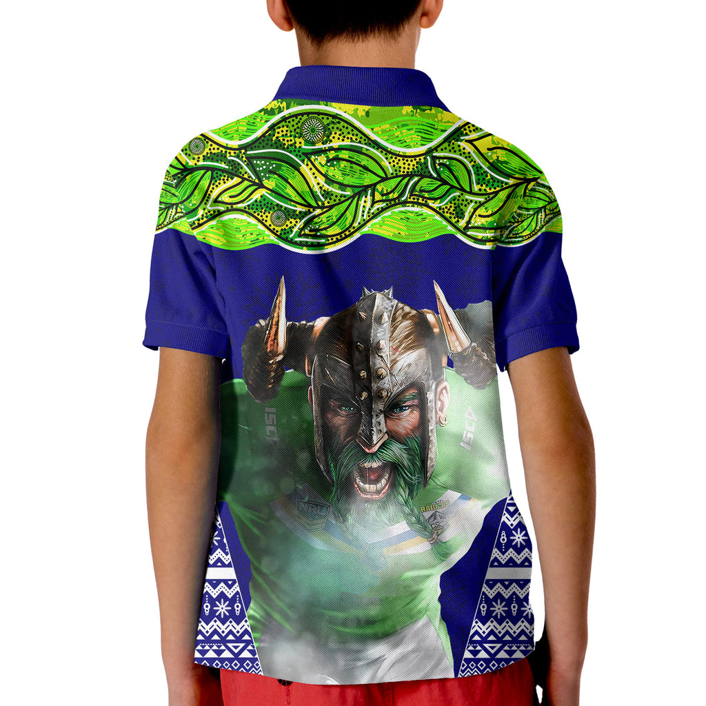 aboriginal-christmas-kid-polo-shirt-the-green-machine