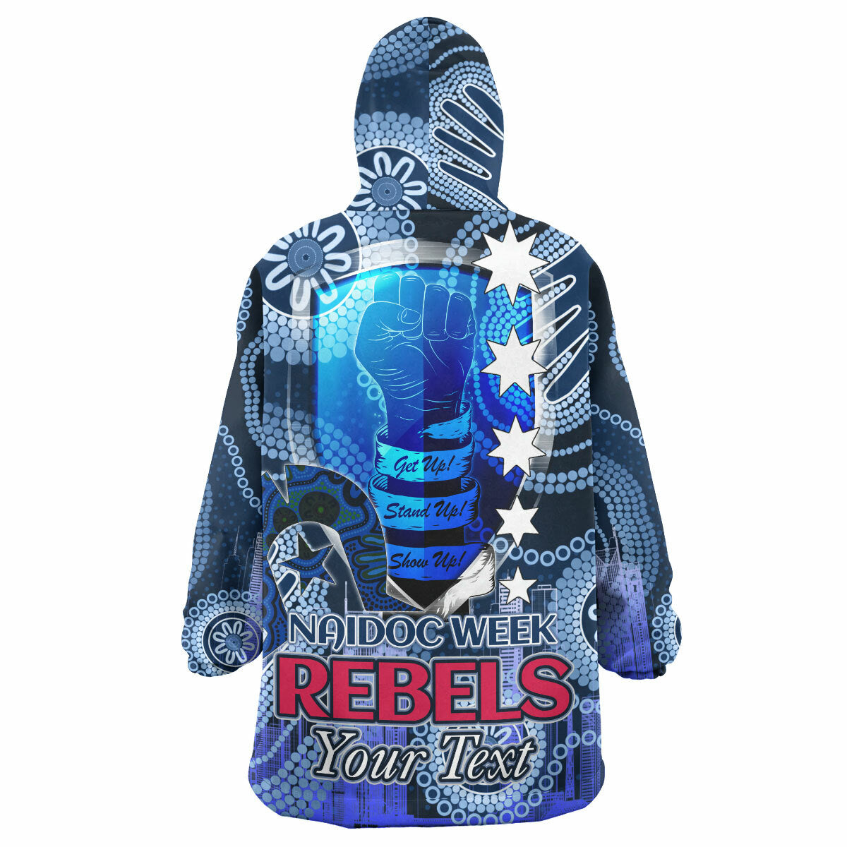 rebels-rugby-snug-hoodie-custom-naidoc-week-melbourne-aboriginal-style-oodie-blanket