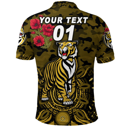 custom-personalised-richmond-tigers-anzac-polo-shirt-indigenous-vibes-black