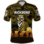 richmond-tigers-anzac-polo-shirt-simple-style-black