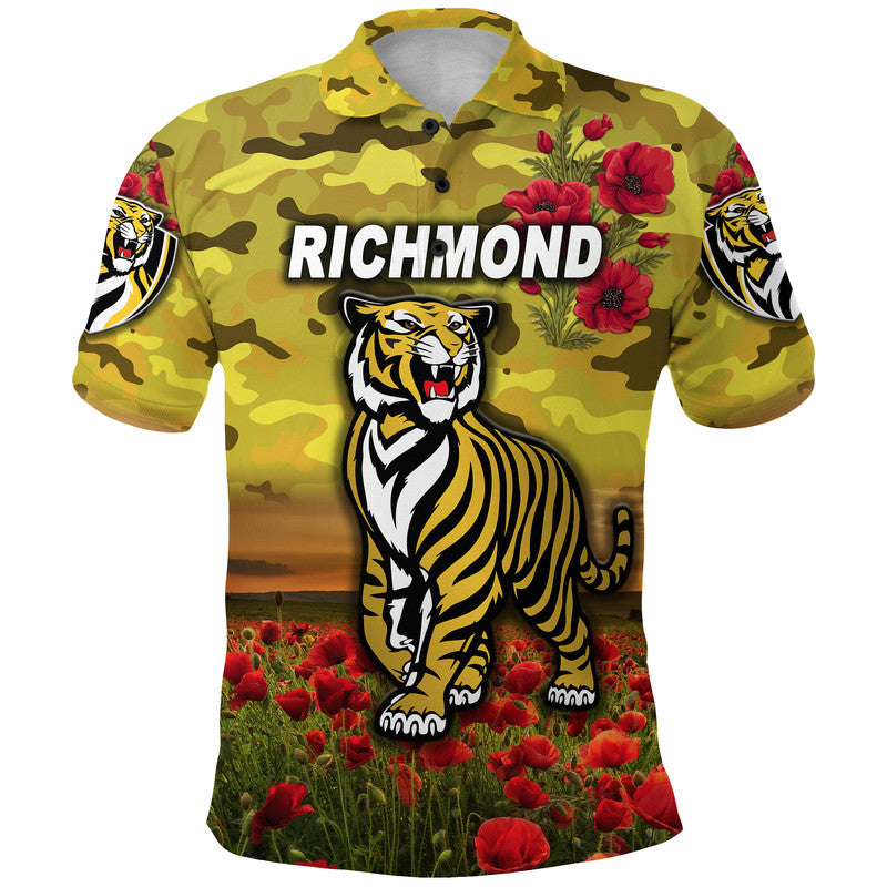 custom-personalised-richmond-tigers-anzac-polo-shirt-poppy-vibes-yellow