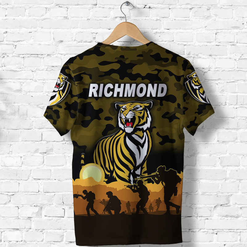 richmond-tigers-anzac-t-shirt-simple-style-black