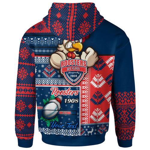 roosters-rugby-hoodie-custom-christmas-snowflakes-roosters-mascot-hoodie