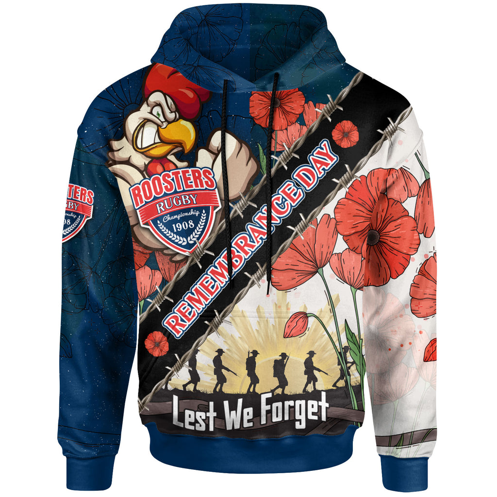 roosters-rugby-hoodie-custom-remembrance-day-lest-we-forget-hoodie