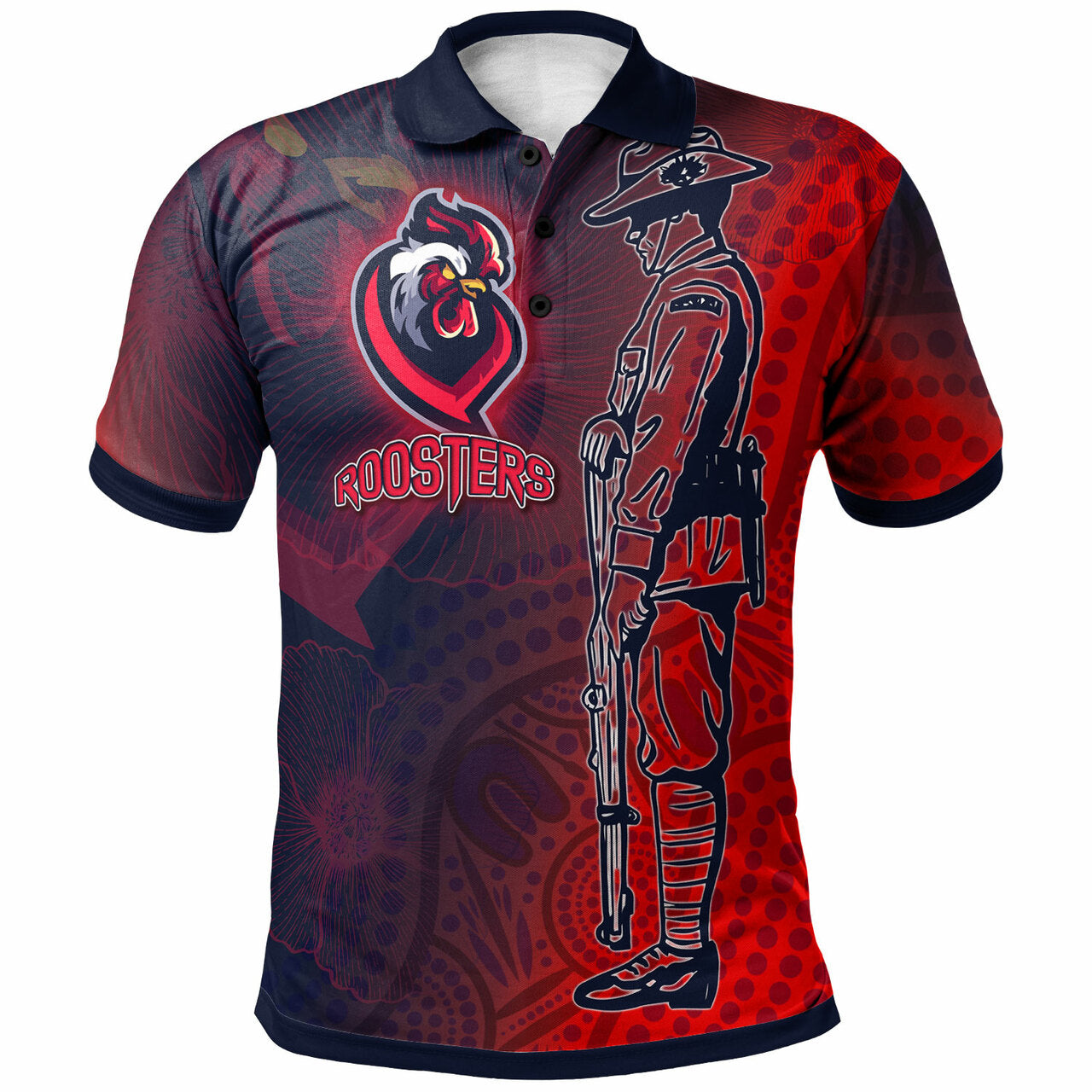 roosters-rugby-polo-shirt-custom-anzac-roosters-sport-with-aboriginal-patterns-polo-shirt
