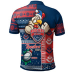 roosters-rugby-polo-shirt-custom-christmas-snowflakes-roosters-mascot-polo-shirt