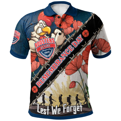 roosters-rugby-polo-shirt-custom-remembrance-day-lest-we-forget-polo-shirt