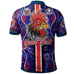 roosters-rugby-polo-shirt-custom-roosters-rugby-ball-aboriginal-indigenous-sport-style-polo-shirt