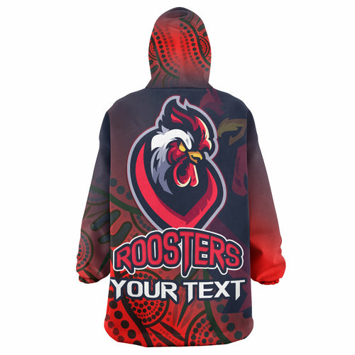roosters-rugby-snug-hoodie-custom-roosters-sport-with-aboriginal-patterns-oodie-blanket