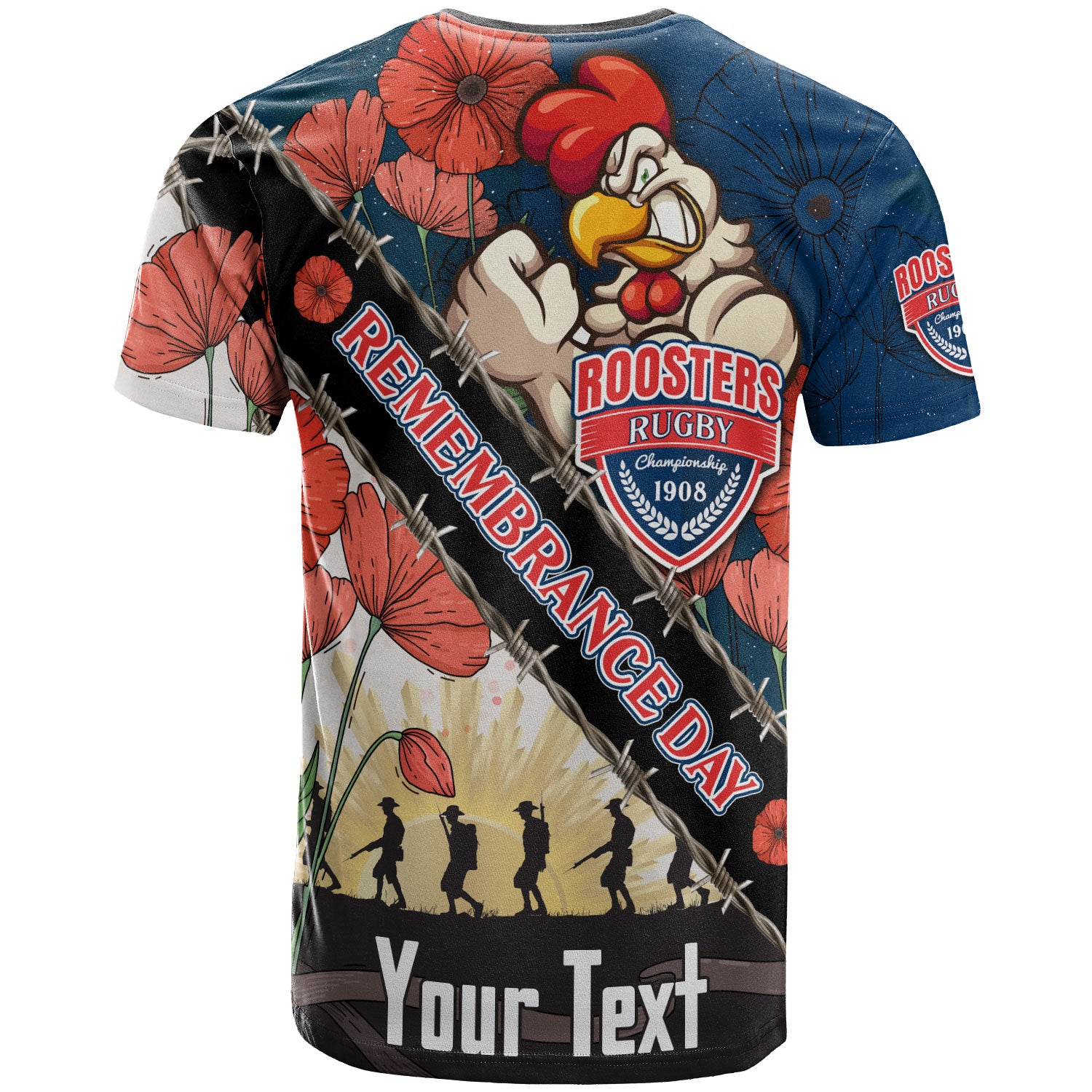 roosters-rugby-t-shirt-custom-remembrance-day-lest-we-forget-t-shirt
