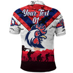 custom-personalised-roosters-anzac-polo-shirt-simple-style-white