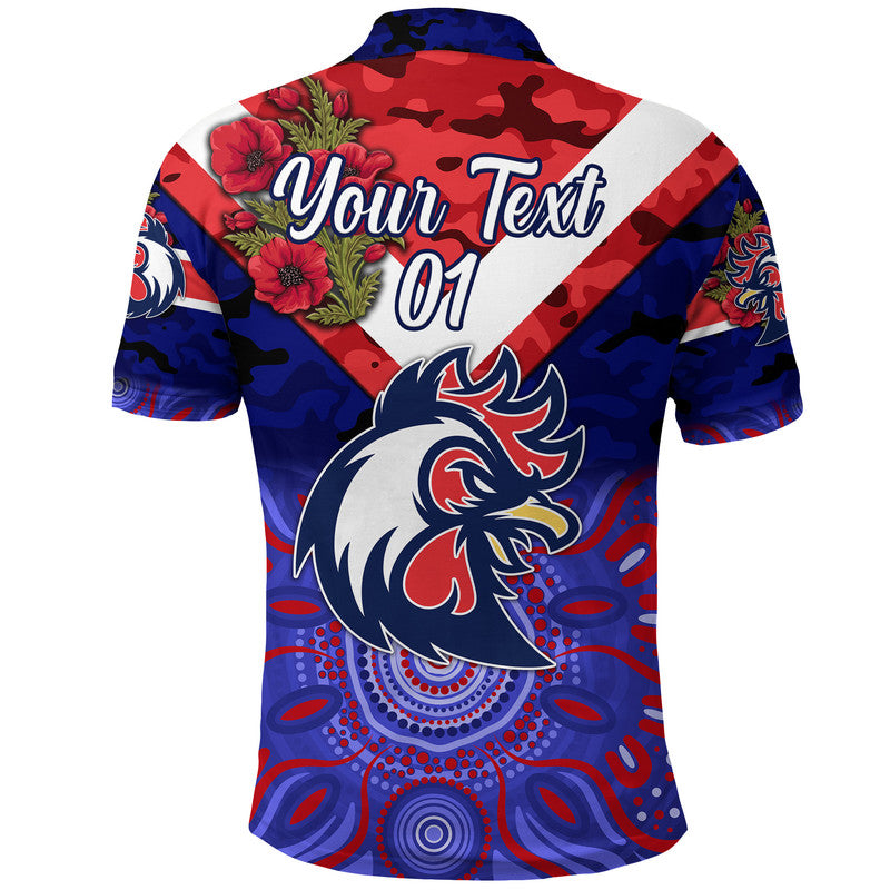 custom-personalised-sydney-roosters-anzac-2022-polo-shirt-indigenous-vibes-blue