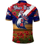 custom-personalised-sydney-roosters-anzac-2022-polo-shirt-poppy-flowers-vibes-blue