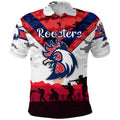 custom-personalised-roosters-anzac-polo-shirt-simple-style-white