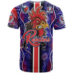 roosters-rugby-t-shirt-custom-roosters-rugby-ball-aboriginal-indigenous-sport-style-t-shirt