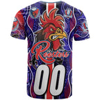 roosters-rugby-t-shirt-custom-roosters-rugby-ball-aboriginal-indigenous-sport-style-t-shirt