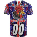 roosters-rugby-t-shirt-custom-roosters-rugby-ball-aboriginal-indigenous-sport-style-t-shirt