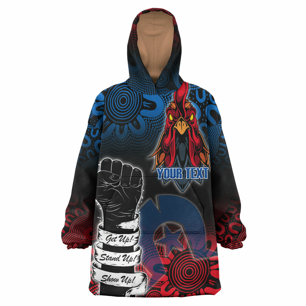 roosters-rugby-snug-hoodie-custom-naidoc-week-rooster-esport-mascot-oodie-blanket
