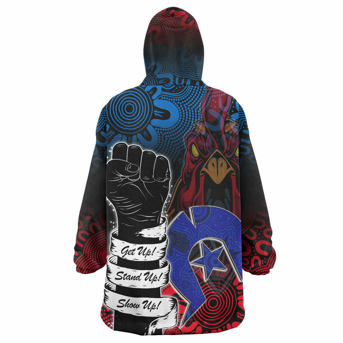 roosters-rugby-snug-hoodie-custom-naidoc-week-rooster-esport-mascot-oodie-blanket