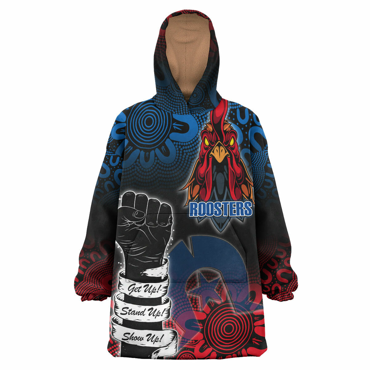 roosters-rugby-snug-hoodie-custom-naidoc-week-rooster-esport-mascot-oodie-blanket