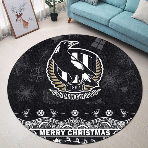 collingwood-pies-unique-winter-season-round-carpet-magpies-merry-christmas-no2
