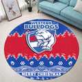 bulldogs-unique-winter-season-round-carpet-dogs-merry-christmas-no2