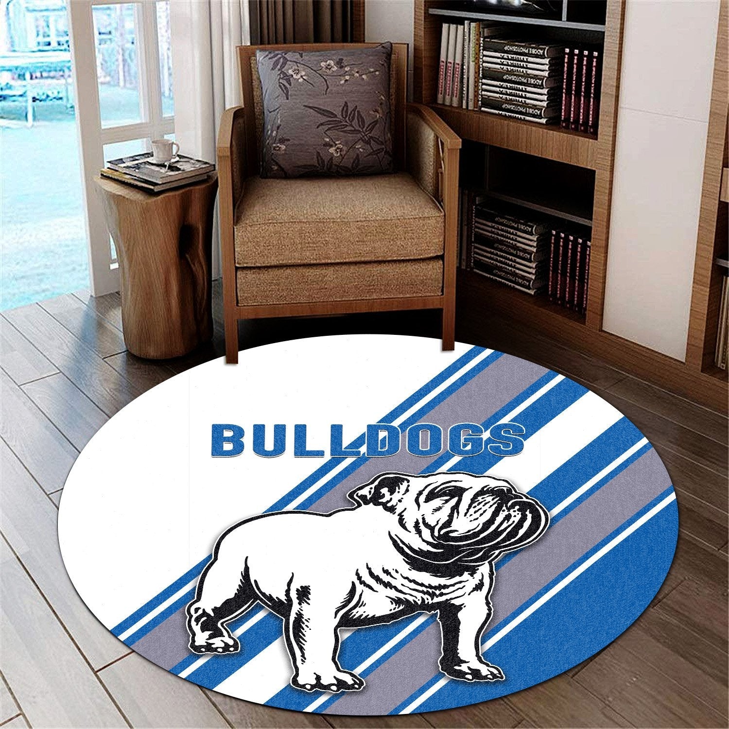 canterbury-bankstown-bulldogs-round-carpet-simple-style