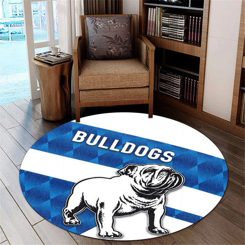 bulldogs-round-carpet-sporty-style