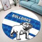 bulldogs-round-carpet-sporty-style