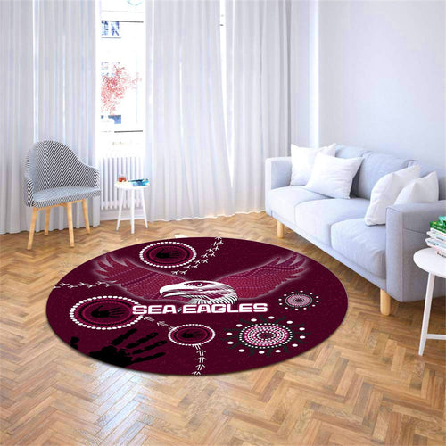 sea-eagles-round-carpet-indigenous-country-style