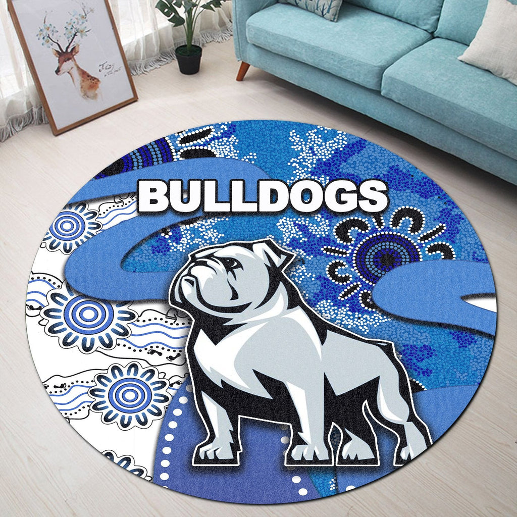 bulldogs-round-carpet-indigenous-no-2