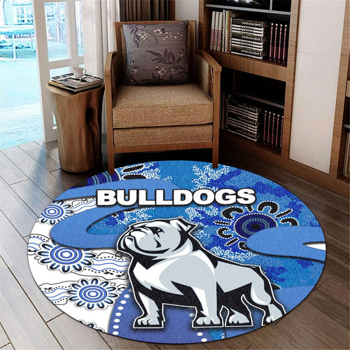 bulldogs-round-carpet-indigenous-no-2