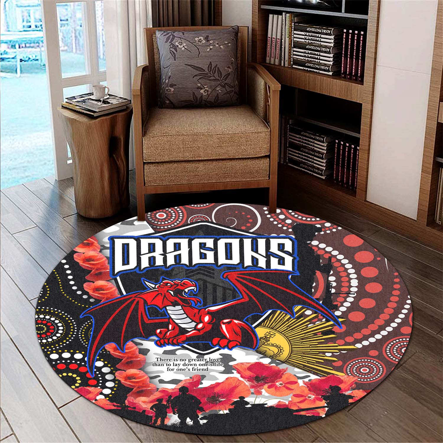stgeorge-rugby-round-rug-anzac-day-dragons-rugby-team-poppy-aboriginal-round-rug