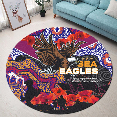 sea-eagles-rugby-round-rug-anzac-day-sea-eagles-rugby-team-poppy-aboriginal-round-rug